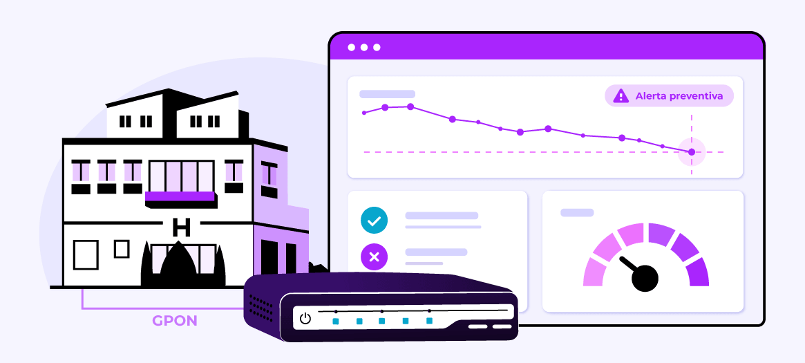 GPON en hoteles: cómo anticiparse a los cortes antes de que afecten al huésped